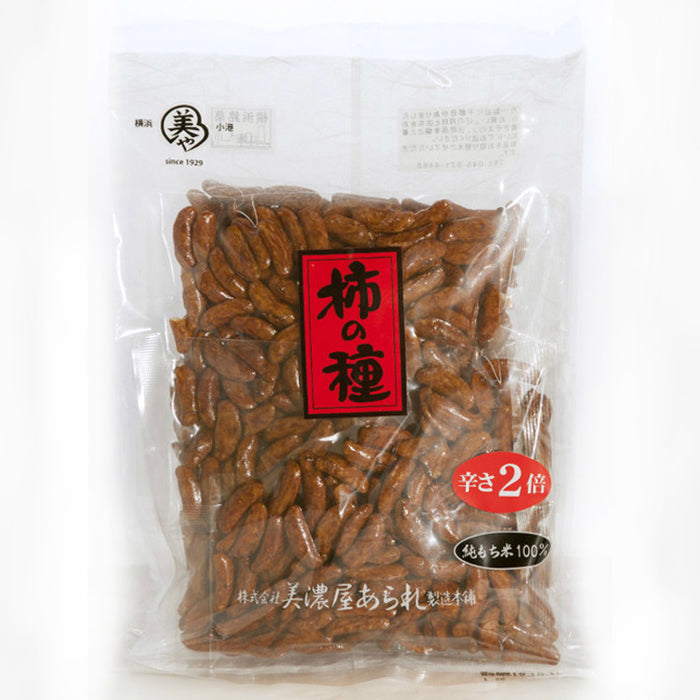 KAKINOTANE Rice Crackers Coated with Soy Sauce Made in JAPAN Minoya