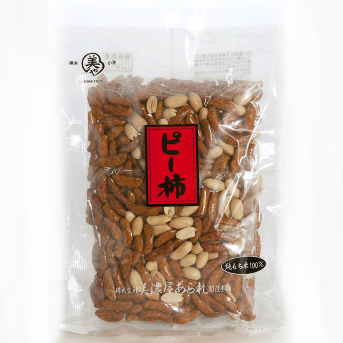 KAKINOTANE Rice Crackers Coated with Soy Sauce Made in JAPAN Minoya