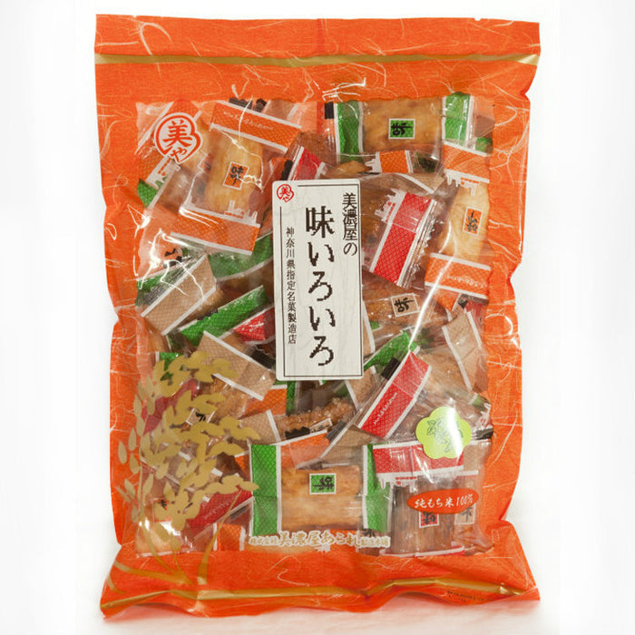 Japanese ARARE Rice Crackers Variety Set Made in JAPAN Minoya