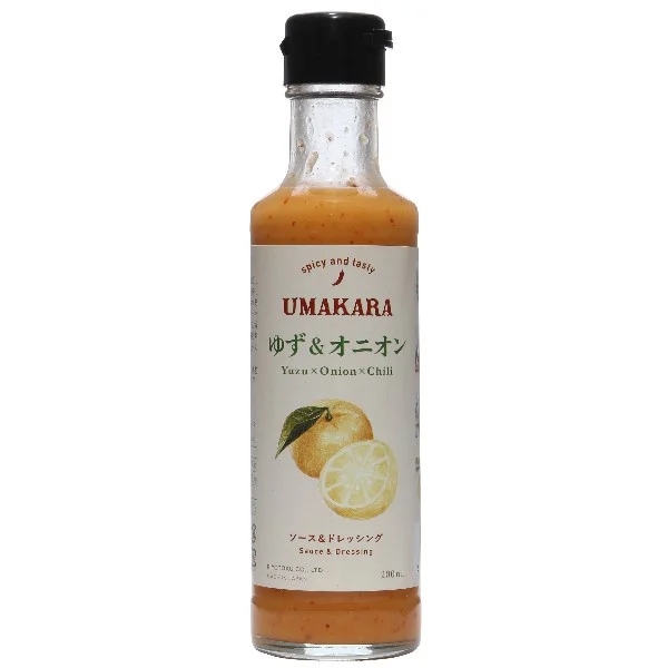 Umakara Yuzu & Onion Flavorful and Spicy Japanese Sauce-Dressing, Made in Japan