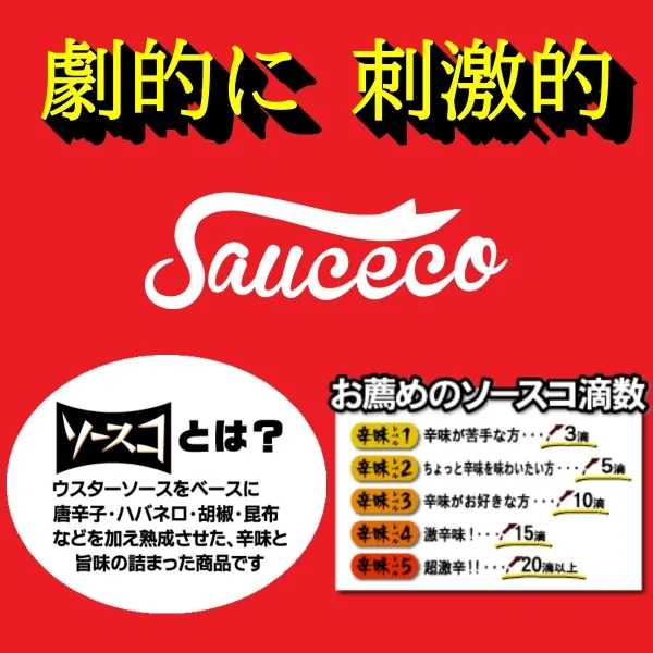 SAUCECO Spicy Seasoning Made in Japan