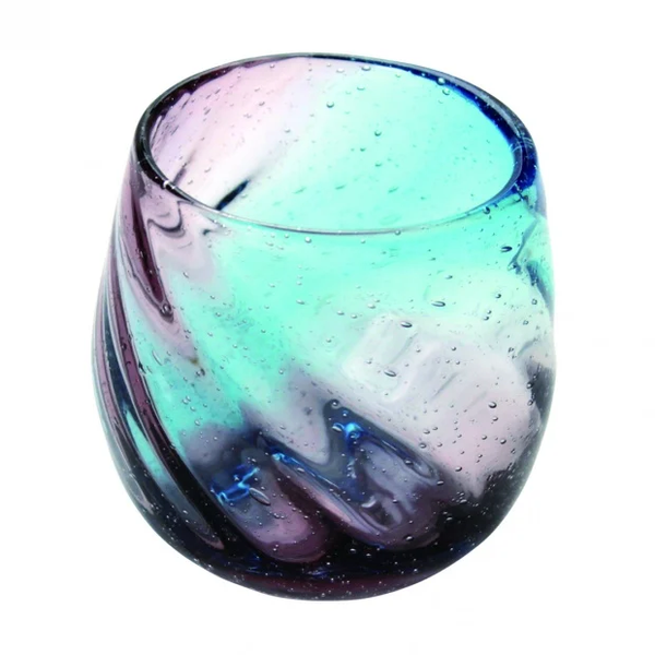 Ryukyurian Churaumi Barrel Glass From Okinawa, Japan