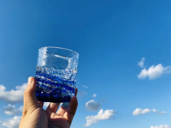 Ryukyurian Churaumi Glass From Okinawa, Japan
