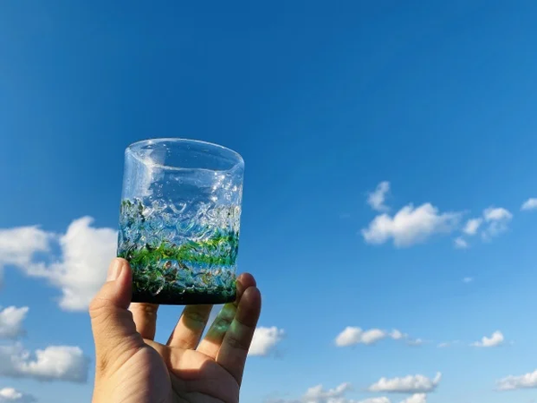 Ryukyurian Churaumi Glass From Okinawa, Japan