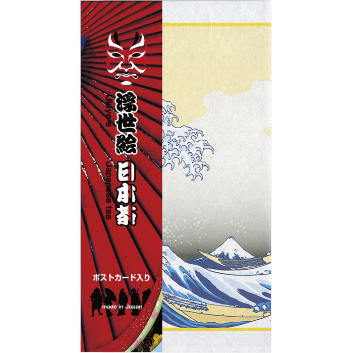 Ukiyo-e Design Package – Fukamushi Honzukuri / Yabukita Tea with Ukiyo-e Postcard