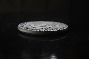 Astonishing Absorption! Kawara Tile Coaster 'Oni Men-Mask', Made in Japan