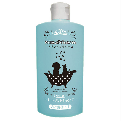 Prince Princess Pet Treatment Shampoo -Soft & Glossy- 300mL (for dogs and cats) made in Japan