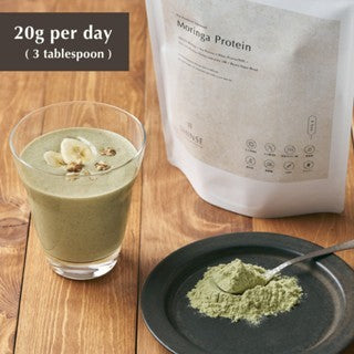 Soy & Moringa Protein Powder, 100% Plant-Based, No Additives