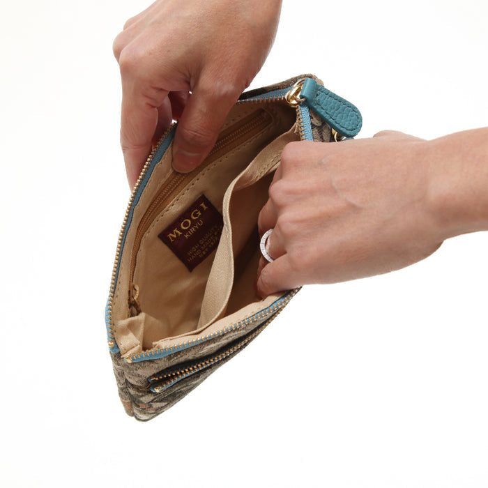 Exquisite Handcrafted Light Weight HQ Mini Pouch by Mogi Bag Made in JAPAN Kiryu City