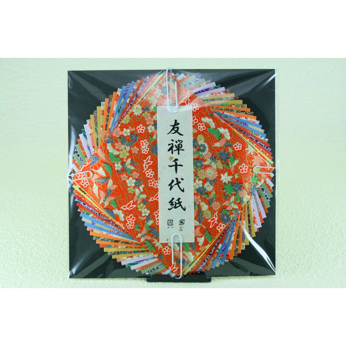 Yuzen Chiyogami Paper 15 x 15 cm -Yuzen and Folk Art Washi 32 papers set