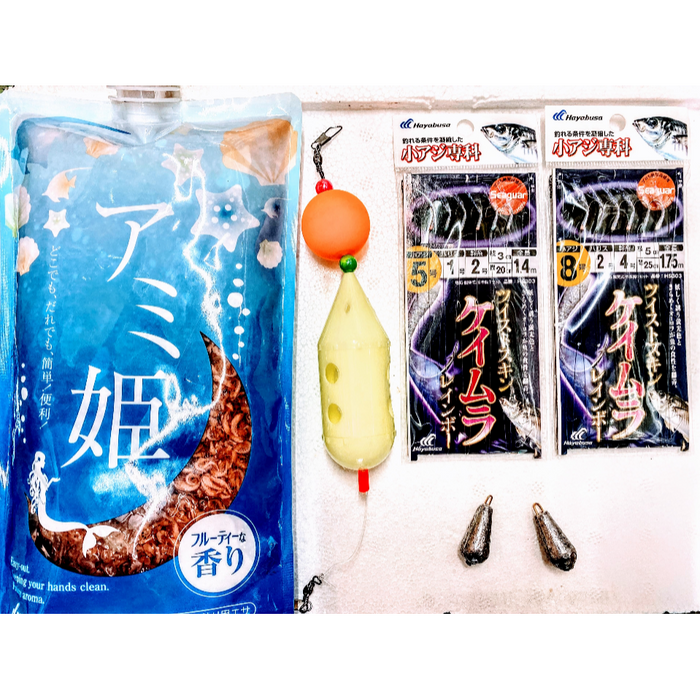 Fishing Bukkomi Sabiki Set Rig Commonly Used for Catching Baitfish JAPAN