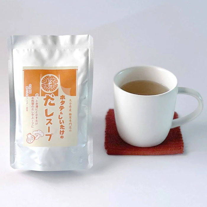 Scallop and Shiitake Dashi Soup from Oita Made in Japan