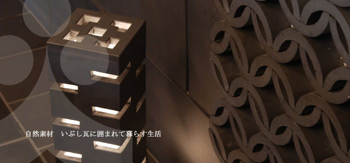 Tabletop Oni-Gawara Tile 'Oni Men-Mask' IK-Ⅰ , Made in Japan