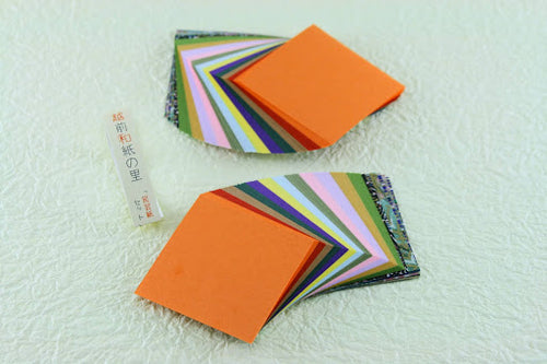 Traditional Japanese Washi Paper (Wazome, Mingei, Unryu, Gold & Silver Sprinkled, Tairei) 6×6cm