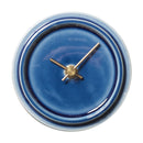GLAZED CLOCK Ceramic Clock Handmade Tajimi Gifu Send from Japan