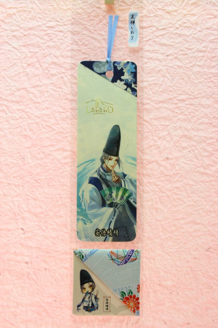 Bookmarks & Triangular Bookmarks (Murasaki Shikibu, Fujiwara no Michinaga, Abe no Seimei, Sei Shonagon, Akiko) Manga-Style Designs